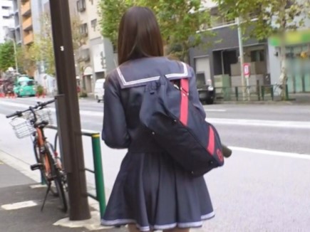 【素人】いやらしく育ったおっぱい！男に揉まれる為に成長してくれたんだね！制服着せたらハマってエロくなったので勃起挿入！
